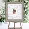 Fleur Signature Mat Picture Frame, Photo Frame Wedding Guest Book Alternative, Autograph Picture Mat for Signature Board, Wedding Celebrations Graduations Support Encouragement or Retirement
